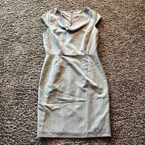 Calvin Klein Light Grey Professional Dress.